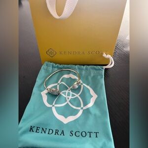 Kendra Scott Gold Bracelet with blue Stones